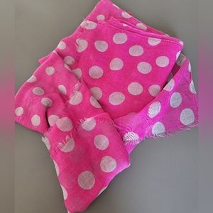 Lightweight wrap scarf Pink
